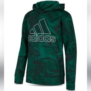 Adidas Warped Camo Fleece Sweatshirt Hoodie